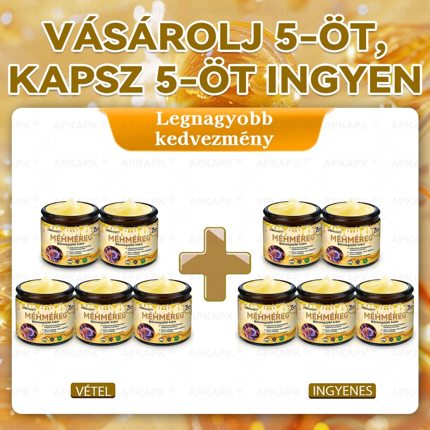 🔥🔥Ajánlott a Semmelweis Kórház által · BENU hivatalos üzlet✨𝖠𝖯𝖪𝖠𝖯𝖪® méhméreges bőrmegújító krém